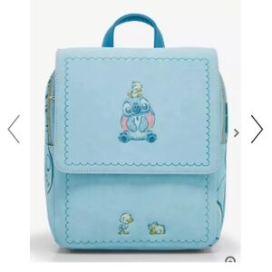 NWT Loungefly Lilo & Stitch Ducklings Buckle Mini Backpack Embroidered Exclusive